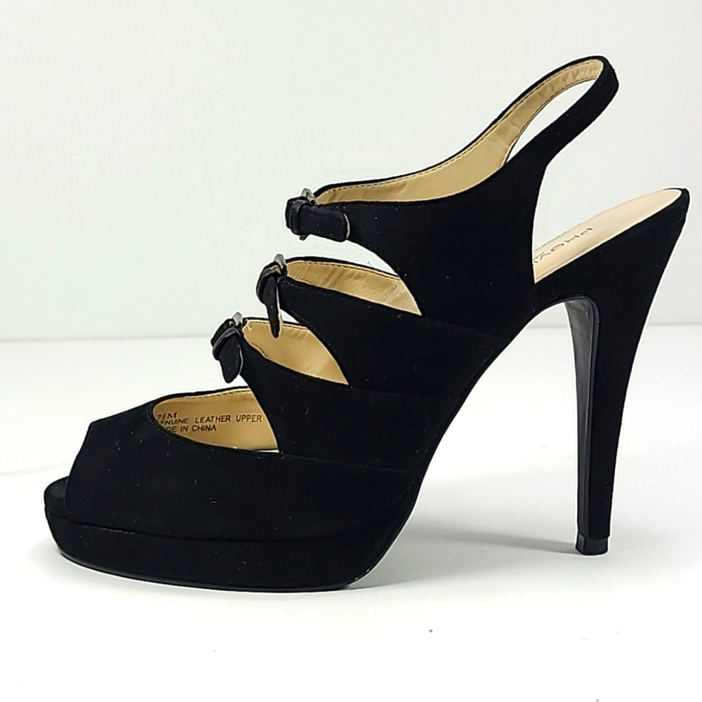 Preview International platform edgy sandals with 3 buckles  size 7.5 - Picture 5 of 11